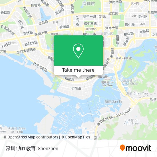 深圳1加1教育 map
