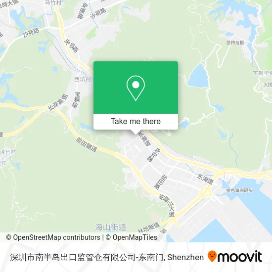 深圳市南半岛出口监管仓有限公司-东南门 map