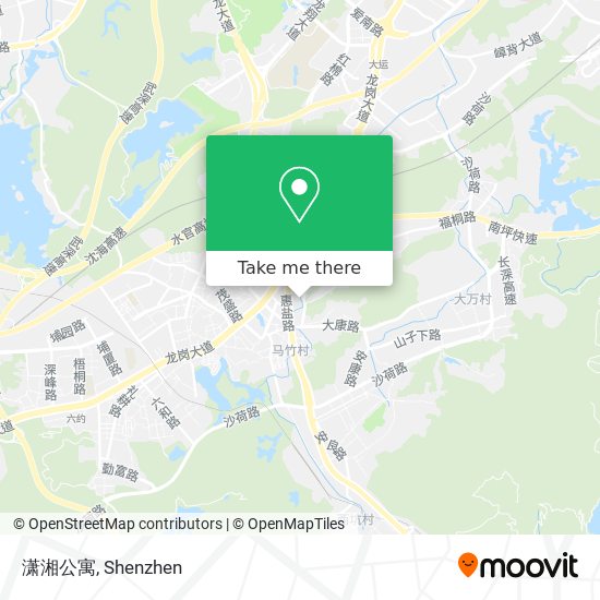 潇湘公寓 map
