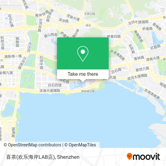 喜茶(欢乐海岸LAB店) map