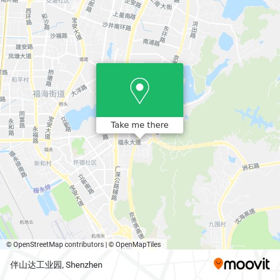 伴山达工业园 map