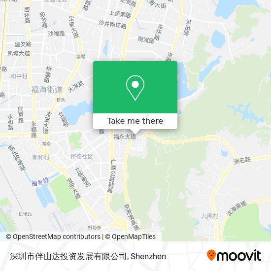 深圳市伴山达投资发展有限公司 map