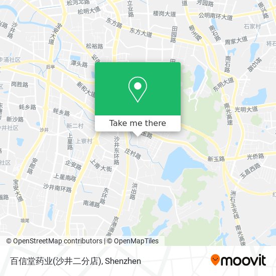 百信堂药业(沙井二分店) map