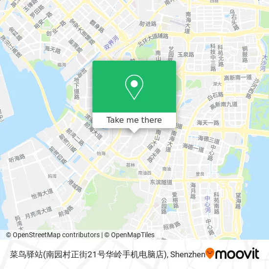 菜鸟驿站(南园村正街21号华岭手机电脑店) map