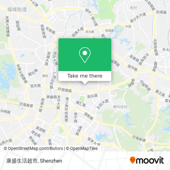 康盛生活超市 map