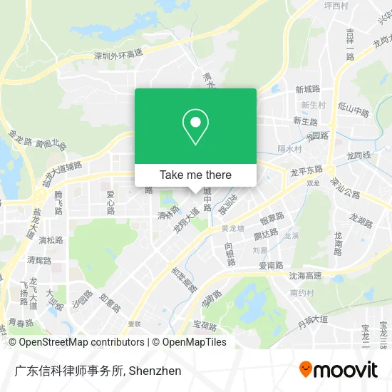 广东信科律师事务所 map