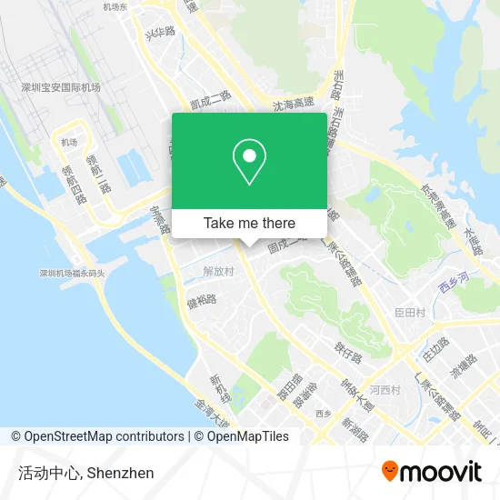 活动中心 map