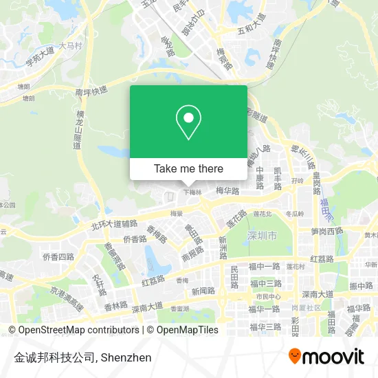 金诚邦科技公司 map