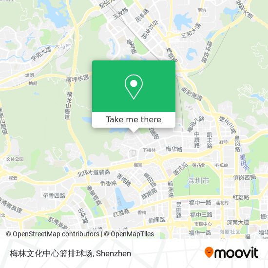 梅林文化中心篮排球场 map