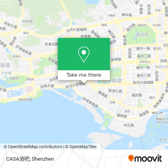 CASA酒吧 map