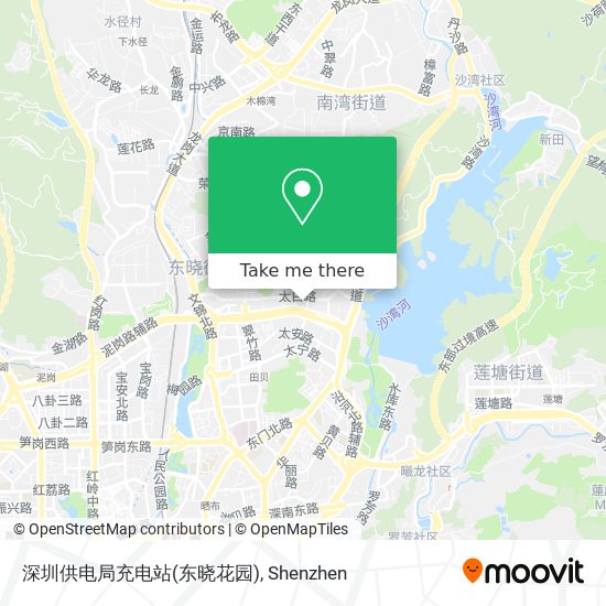 深圳供电局充电站(东晓花园) map