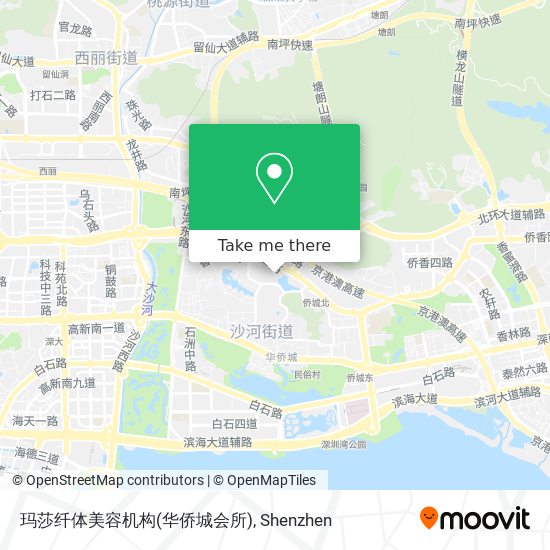 玛莎纤体美容机构(华侨城会所) map