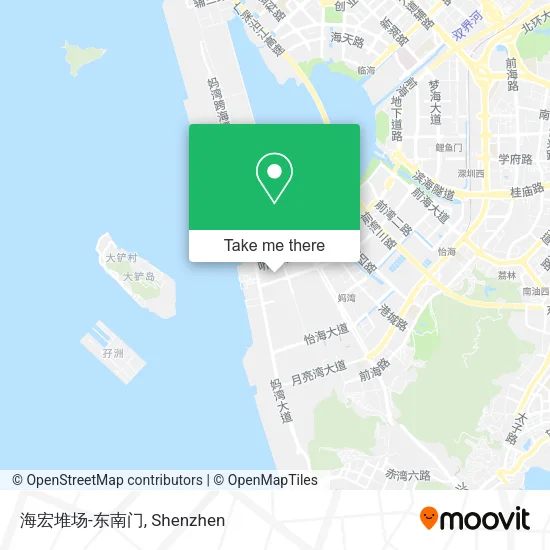海宏堆场-东南门 map
