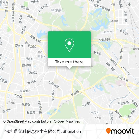 深圳通立科信息技术有限公司 map