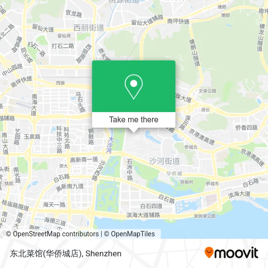 东北菜馆(华侨城店) map