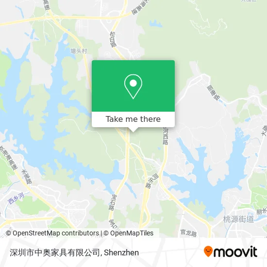 深圳市中奥家具有限公司 map