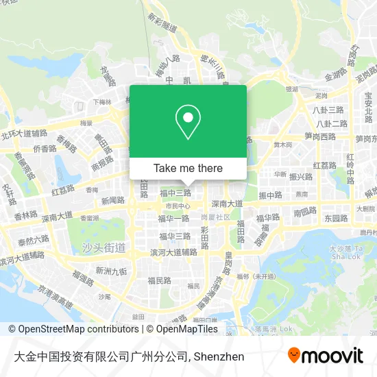 大金中国投资有限公司广州分公司 map