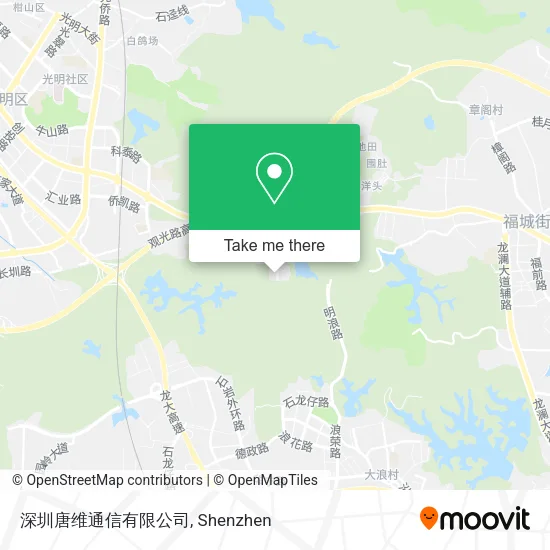 深圳唐维通信有限公司 map