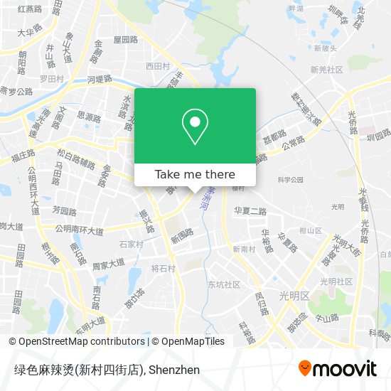 绿色麻辣烫(新村四街店) map