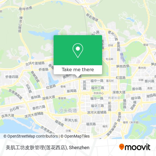 美肌工坊皮肤管理(莲花西店) map