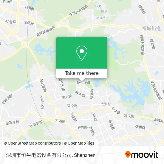 深圳市恒生电器设备有限公司 map