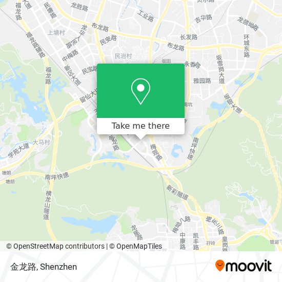金龙路 map
