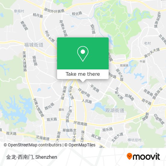 金龙-西南门 map