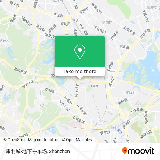 康利城-地下停车场 map