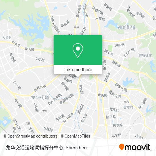 龙华交通运输局指挥分中心 map