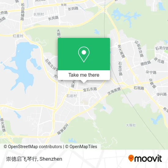 崇德启飞琴行 map