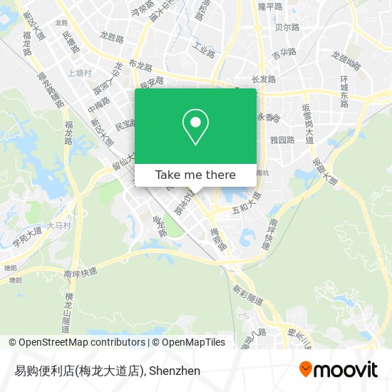 易购便利店(梅龙大道店) map