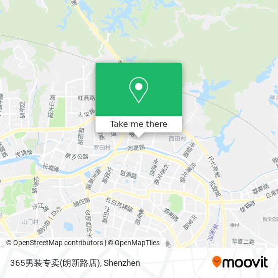 365男装专卖(朗新路店) map