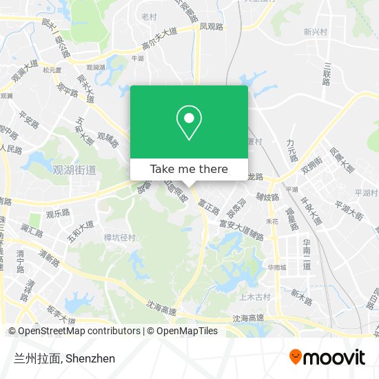 兰州拉面 map