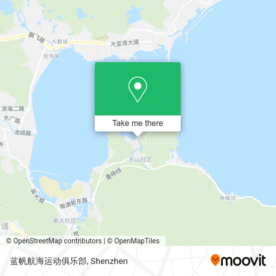 蓝帆航海运动俱乐部 map