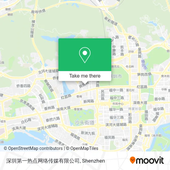 深圳第一热点网络传媒有限公司 map
