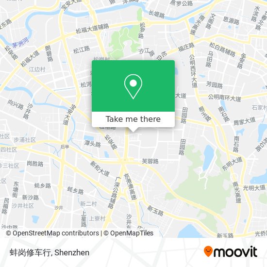 蚌岗修车行 map