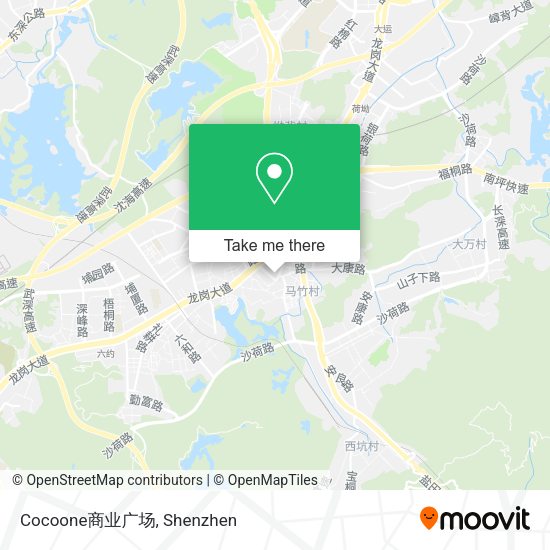 Cocoone商业广场 map