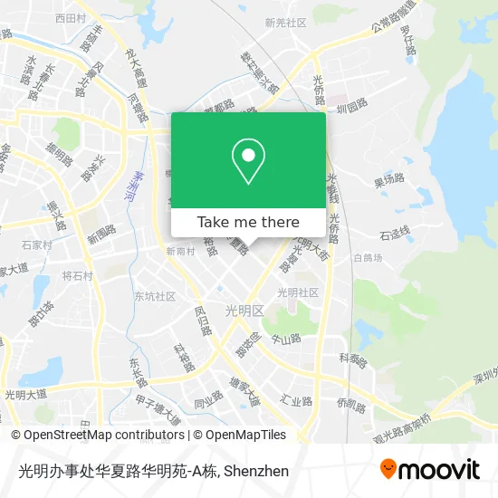光明办事处华夏路华明苑-A栋 map