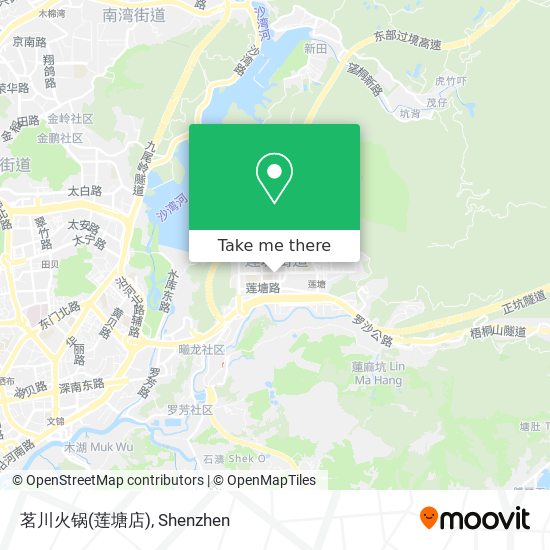 茗川火锅(莲塘店) map