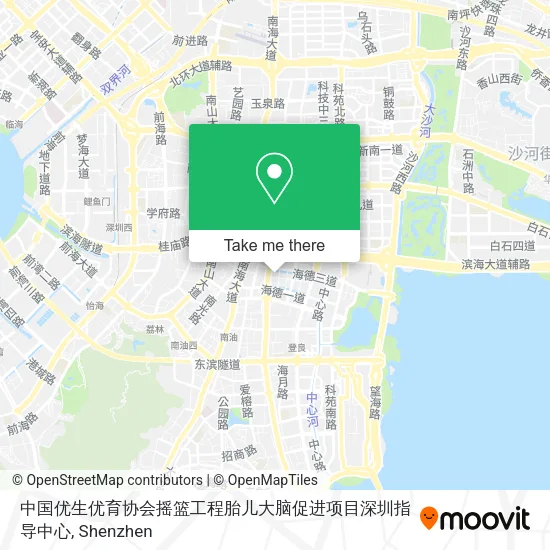 中国优生优育协会摇篮工程胎儿大脑促进项目深圳指导中心 map