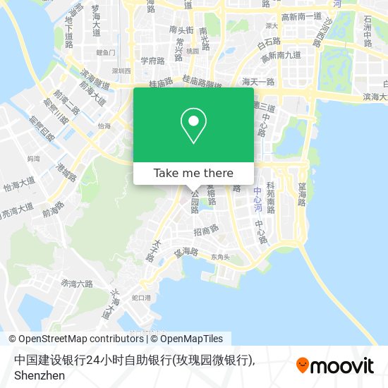 中国建设银行24小时自助银行(玫瑰园微银行) map