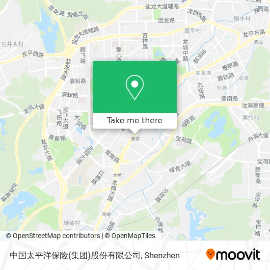 中国太平洋保险(集团)股份有限公司 map