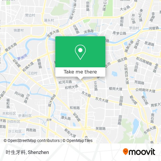 叶生牙科 map