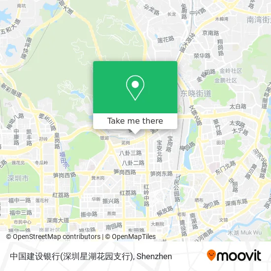中国建设银行(深圳星湖花园支行) map