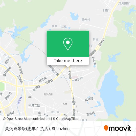 黄焖鸡米饭(惠丰百货店) map