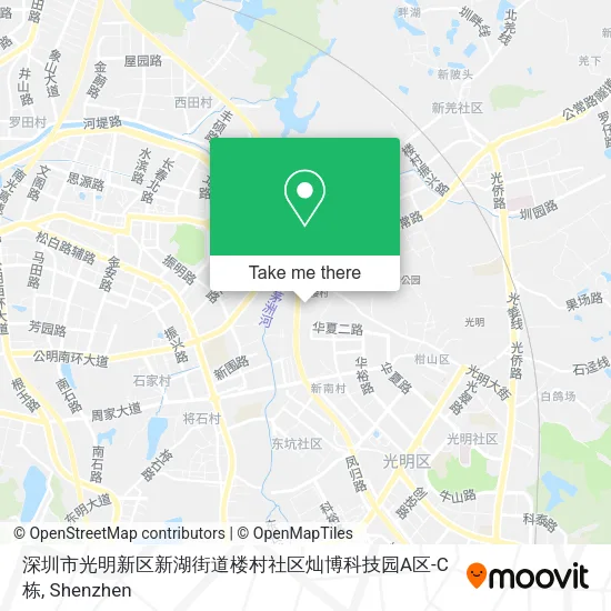 深圳市光明新区新湖街道楼村社区灿博科技园A区-C栋 map