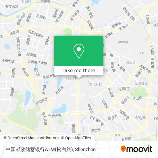 中国邮政储蓄银行ATM(松白路) map