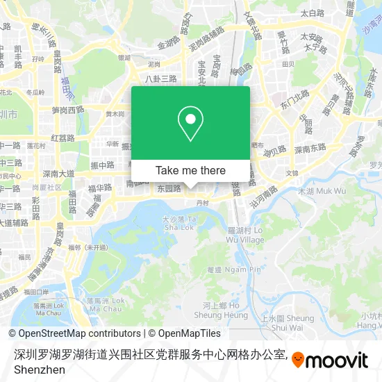深圳罗湖罗湖街道兴围社区党群服务中心网格办公室 map