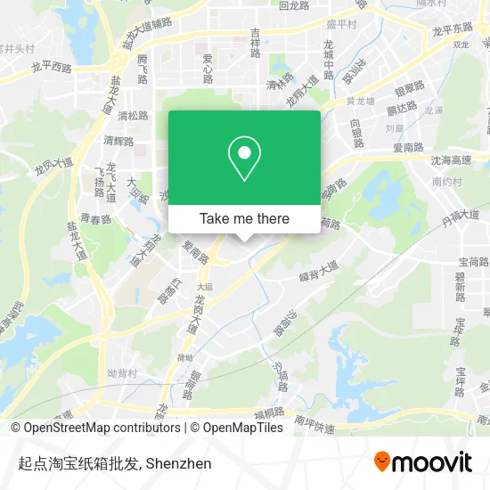 起点淘宝纸箱批发 map