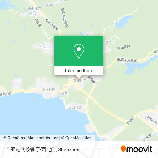 金亚港式茶餐厅-西北门 map